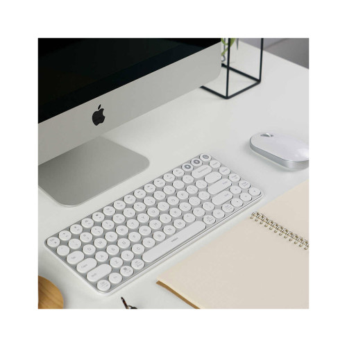 Клавіатура Xiaomi MiiiW AIR85 Bluetooth/Wireless UA White (MWXKT01 White)