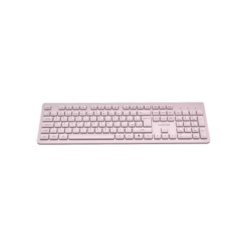 Клавіатура Canyon HKB-W01 Silent Wireless UA Beige (CNS-HKBW01BG)