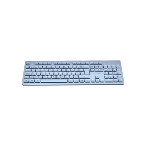 Клавіатура Canyon HKB-W01 Silent Wireless UA Blue (CNS-HKBW01BL)