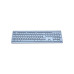 Клавіатура Canyon HKB-W01 Silent Wireless UA Blue (CNS-HKBW01BL)
