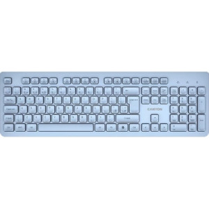 Клавіатура Canyon HKB-W01 Silent Wireless UA Blue (CNS-HKBW01BL)