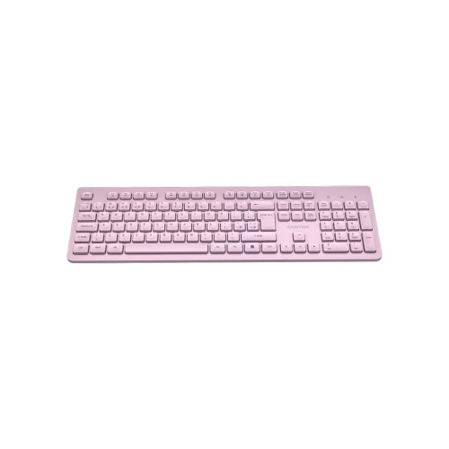 Клавіатура Canyon HKB-W01 Silent Wireless UA Pink (CNS-HKBW01P)