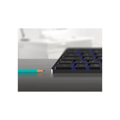 Клавіатура Canyon HKB-W11 Slim Dual Mode Wireless/Bluetooth RGB UA Black (CNS-HBTK11B)