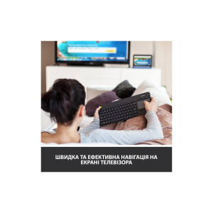 Клавіатура Logitech K250 Bluetooth/Wireless UA Graphite (920-013822)