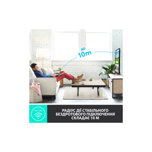 Клавіатура Logitech K250 Bluetooth/Wireless UA Graphite (920-013822)