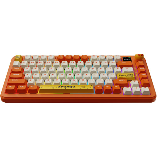 Клавіатура Ajazz AK820 MAX Avocado Switch Orange USB/Wireless/Bluetooth RGB UA Orange (AK820MAX-AS-OW) Клавіатура Ajazz AK820 MAX Avocado Switch Orange USB/Wireless/Bluetooth RGB UA Orange (AK820MAX-AS-OW)
