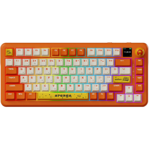Клавіатура Ajazz AK820 MAX Avocado Switch Orange USB/Wireless/Bluetooth RGB UA Orange (AK820MAX-AS-OW) Клавіатура Ajazz AK820 MAX Avocado Switch Orange USB/Wireless/Bluetooth RGB UA Orange (AK820MAX-AS-OW)