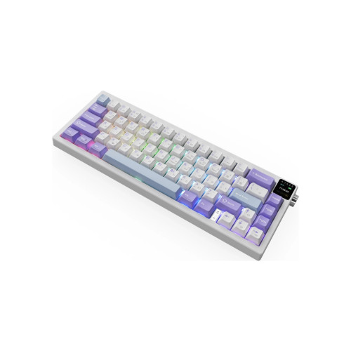 Клавіатура Ajazz AK650 Flying Fish Switch Purple RGB USB/Wireless/Bluetooth UA Purple (AK650-FF-PWB)