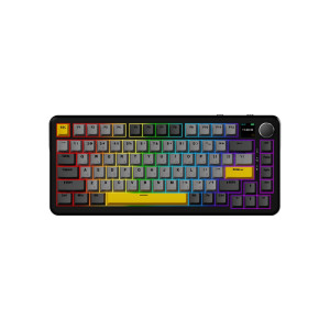Клавіатура Ajazz AK820 MAX Magnetic switches Black RGB USB/Wireless/Bluetooth UA Black (AK820MAX-M-BGY)