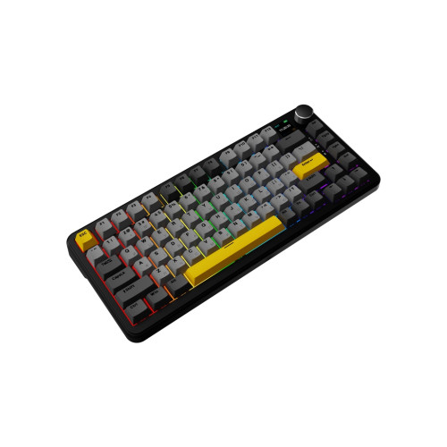 Клавіатура Ajazz AK820 MAX Magnetic switches Black RGB USB/Wireless/Bluetooth UA Black (AK820MAX-M-BGY)