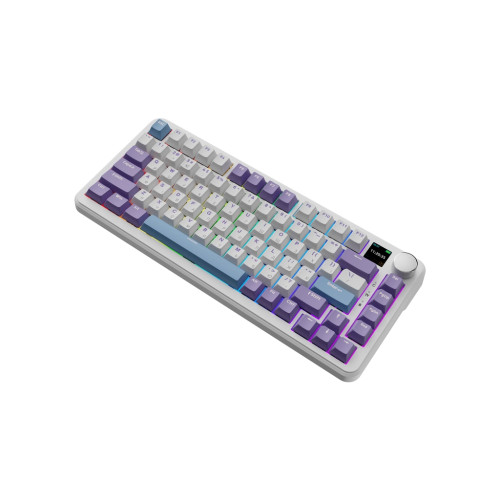 Клавіатура Ajazz AK820 MAX Magnetic switches Purple RGB USB/Wireless/Bluetooth UA Purple (AK820MAX-M-PWB)