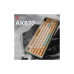 Клавіатура Ajazz AK870 Jasmine Switch Yellow RGB USB/Wireless/Bluetooth UA Brown (AK870-JS-YWG)