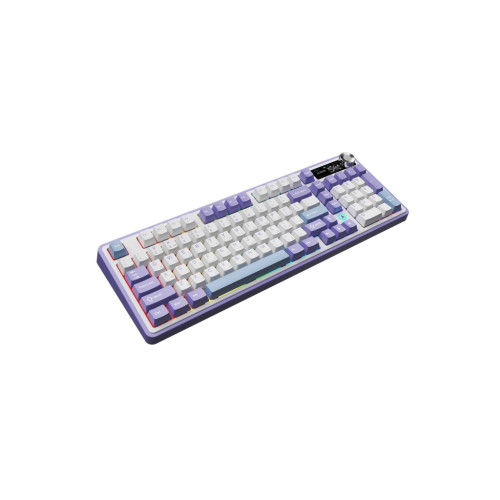 Клавіатура Ajazz AK980 Clear Sky Switch Purple RGB USB/Wireless/Bluetooth UA Purple (AK980-CS-PWB)