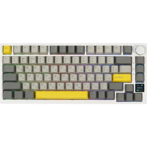 Клавіатура Epomaker AK820 Pro 75 Flying Fish Switch Hot-Swap RGB USB/Wireless/Bluetooth UA White (AK820-PRO-W-FF)
