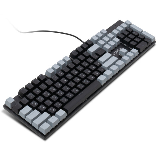 Клавіатура Vinga KBGM-090 LED Blue Switch USB Grey/Black (KBGM-090BL Grey/Black) Клавіатура Vinga KBGM-090 LED Blue Switch USB Grey/Black (KBGM-090BL Grey/Black)