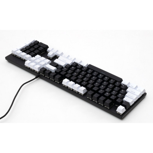 Клавіатура Vinga KBGM-095 LED Orange Switch USB White/Black (KBGM-095Y White/Black) Клавіатура Vinga KBGM-095 LED Orange Switch USB White/Black (KBGM-095Y White/Black)