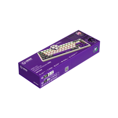 Клавіатура Lorgar KBP70MW Pro RGB Wireless/Bluetooth/USB UA Beige (LRG-KBP70MW-RT-US)