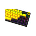 Клавіатура Lorgar KBP70MW Pro RGB Wireless/Bluetooth/USB UA Black/yellow (LRG-KBP70MW-YL-US)