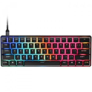 Клавіатура SteelSeries Apex Pro Mini Gen 3 HyperMagnetic OmniPoint 3.0 OLED USB UA Black (64913)