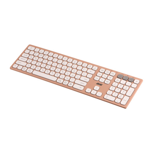 Клавіатура 2E KS270 109key Wireless UA Rose/White (2E-KS270WBPN_UA)