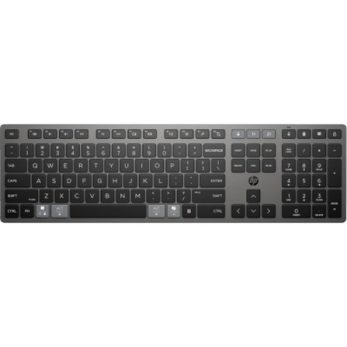 Клавіатура HP 720 Multi-Device Rechargeable Wireless/Bluetooth UA Black (9T5B1AA)