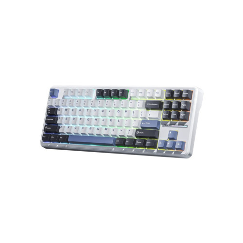Клавіатура Aula F87 Gasket Greywood V3 Wireless/Bluetooth/USB UA White (6948391208602)