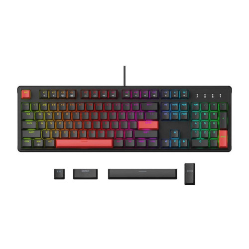 Клавіатура Lemokey Keychron X3 Red RGB USB Black (X3-H1-UA) Клавіатура Lemokey Keychron X3 Red RGB USB Black (X3-H1-UA)