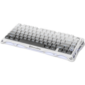 Клавіатура GravaStar Mercury K1 TKL Wireless/Bluetooth/USB UA White (GSK1_GWHT)