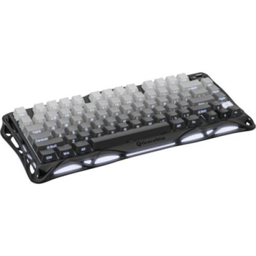 Клавіатура GravaStar Mercury K1 TKL Wireless/Bluetooth/USB UA Black (GSK1_GBLK)