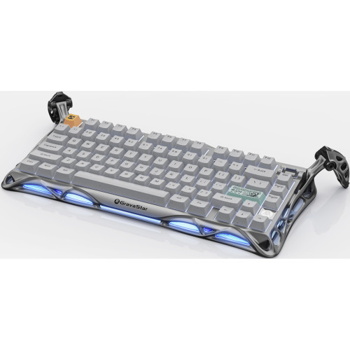 Клавіатура GravaStar Mercury K1 Pro TKL Wireless/Bluetooth/USB UA Grey (GSK1PRO_GRY)