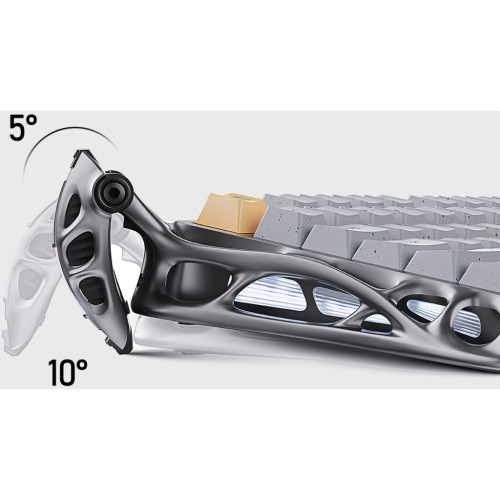Клавіатура GravaStar Mercury K1 Pro TKL Wireless/Bluetooth/USB UA Grey (GSK1PRO_GRY)
