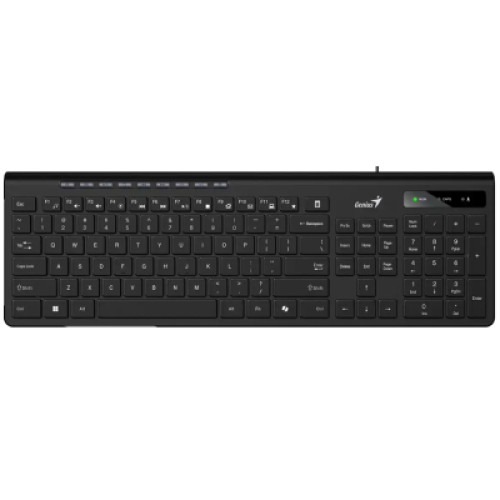 Клавіатура Genius SlimStar 230II USB UA Black (31310048406)