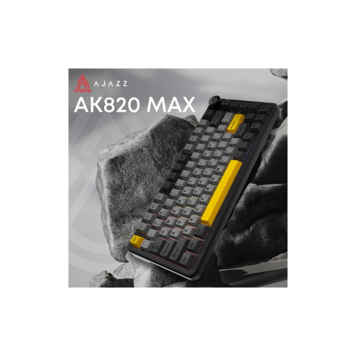 Клавіатура Ajazz AK820 MAX Magnetic Switch RGB USB Black (AK820MAX-WM-BGY) Клавіатура Ajazz AK820 MAX Magnetic Switch RGB USB Black (AK820MAX-WM-BGY)