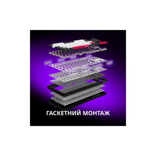 Клавіатура Lorgar KBP70TKLW Wireless TKL Mechanical Pro UA Black/Red (LRG-KBP70TKLW-BK-US)