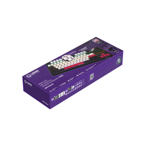 Клавіатура Lorgar KBP70TKLW Wireless TKL Mechanical Pro UA Black/Red (LRG-KBP70TKLW-BK-US)