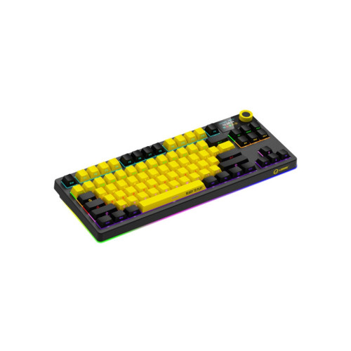Клавіатура Lorgar KBP70TKLW Wireless TKL Mechanical Pro UA Black/Yellow (LRG-KBP70TKLW-YL-US)