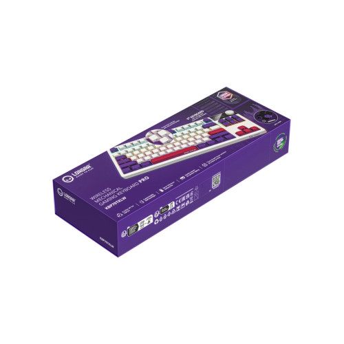 Клавіатура Lorgar KBP70TKLW Wireless TKL Mechanical Pro UA White (LRG-KBP70TKLW-WH-US)