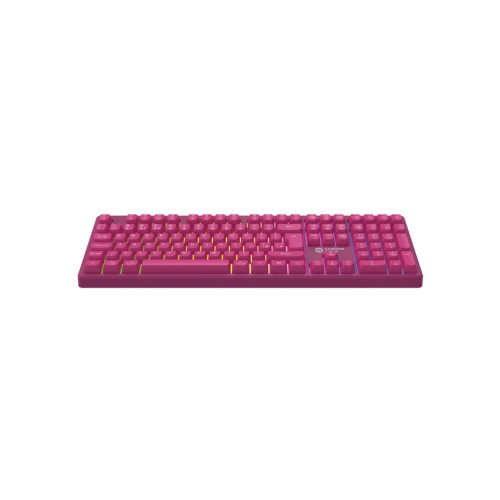 Клавіатура Canyon Fortnax Bluetooth/Wireless/ USB UA Pink (CND-SKBW2)
