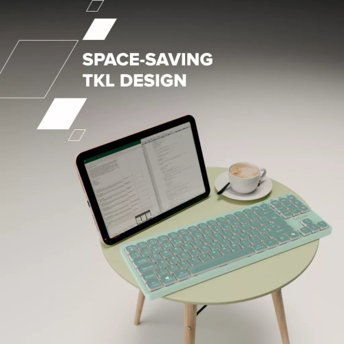 Клавіатура Canyon OnType 10 TKL Mechanical Silent Low-profile USB UA Violet (CNS-HKB10V)