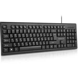 Клавіатура REAL-EL RK-507 USB Black (EL123100050)