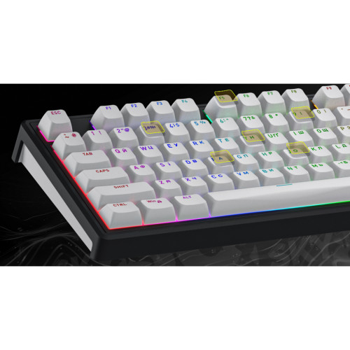 Клавіатура Hator Skyfall 80 Wireless Black/White (HTK3180UA)