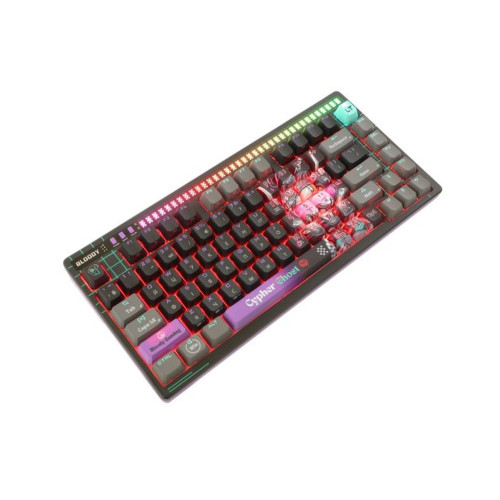 Клавіатура A4Tech AT75 RGB USB UA Cypher Ghost (4711421001830)