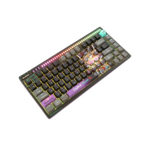 Клавіатура A4Tech AT75 RGB USB UA Cypher Ghost (4711421001830)