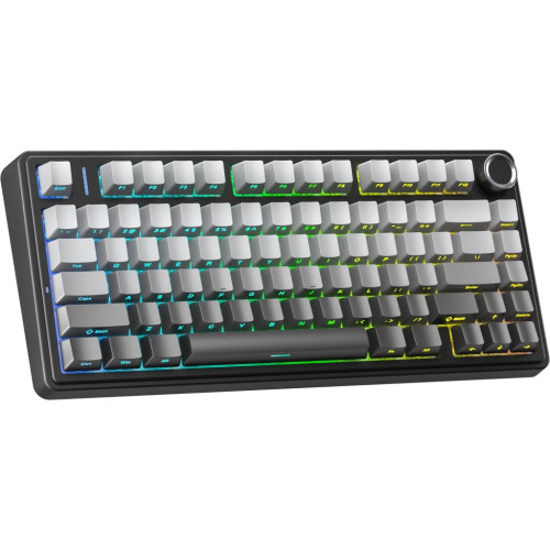 Клавіатура Aula F75 Gasket Reaper Switch Hot-Swap RGB Bluetooth/Wireless/USB UA Black/Grey (6948391209913) Клавіатура Aula F75 Gasket Reaper Switch Hot-Swap RGB Bluetooth/Wireless/USB UA Black/Grey (6948391209913)