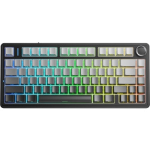Клавіатура Aula F75 Gasket Reaper Switch Hot-Swap RGB Bluetooth/Wireless/USB UA Black/Grey (6948391209913)