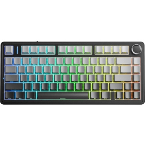 Клавіатура Aula F75 Gasket Reaper Switch Hot-Swap RGB Bluetooth/Wireless/USB UA Black/Grey (6948391209913) Клавіатура Aula F75 Gasket Reaper Switch Hot-Swap RGB Bluetooth/Wireless/USB UA Black/Grey (6948391209913)