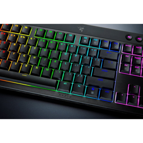 Клавіатура Razer BlackWidow V4 Low-Profile Wireless/Bluetooth/USB Orange switch UA Black (RZ03-05270800-R3M1)