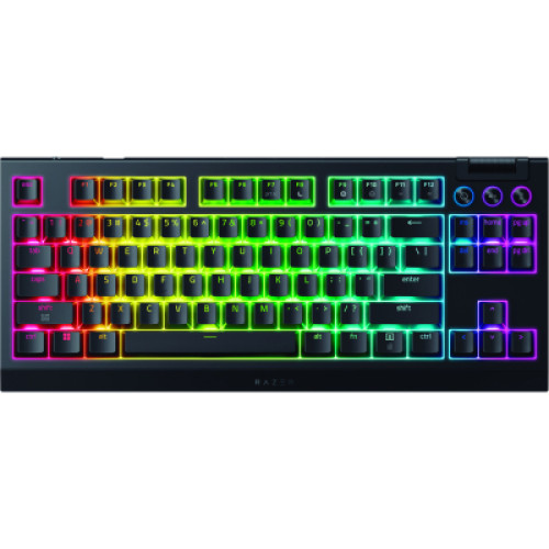Клавіатура Razer BlackWidow V4 Low-Profile TKL Wireless/Bluetooth/USB Green switch UA Black (RZ03-05450500-R3M1)