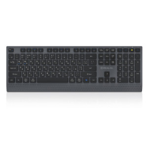 Клавіатура REAL-EL RK-715W Wireless/Bluetooth Black/Gray (EL123100051)