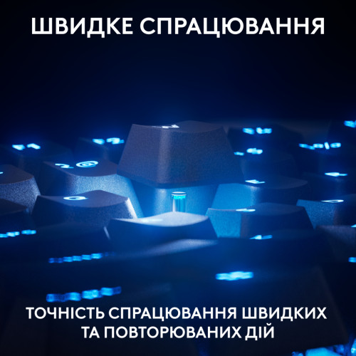 Клавіатура Logitech G PRO X TKL Rapid Linear USB UA Black (920-013233) Клавіатура Logitech G PRO X TKL Rapid Linear USB UA Black (920-013233)